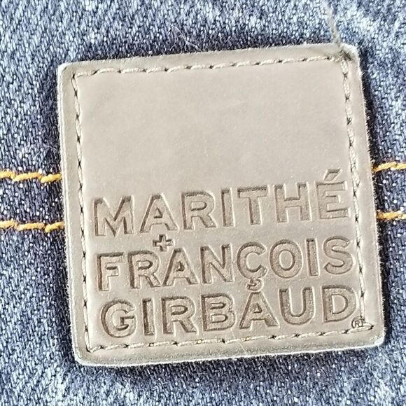 Marithe Francois Girbaud Jeans mens 38x28 brand x wide-leg baggy blue pants Y2K - Picture 13 of 15